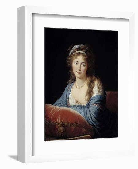 Portrait of the Countess Catherine Vassilievna Skavronskaia by Elisabeth Vigee-Lebrun-null-Framed Giclee Print