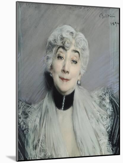 Portrait of the Countess De Martel De Janville, Known as Gyp (1850-1932), 1894-Giovanni Boldini-Mounted Giclee Print