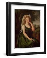 Portrait of the Countess Du Barry 1789-Elisabeth Louise Vigee-LeBrun-Framed Giclee Print