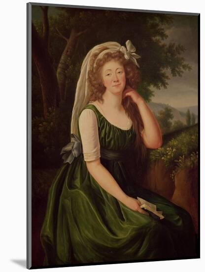 Portrait of the Countess Du Barry 1789-Elisabeth Louise Vigee-LeBrun-Mounted Giclee Print