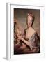 Portrait of the Countess Du Barry as Flora-Francois Hubert Drouais-Framed Giclee Print