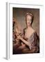 Portrait of the Countess Du Barry as Flora-Francois Hubert Drouais-Framed Giclee Print