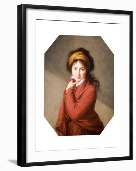 Portrait of the Countess Nikolai Nikolaevich Golovin, 1797-1800-Elisabeth Louise Vigee-LeBrun-Framed Giclee Print