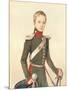 Portrait of the Crown Prince Alexander Nikolayevich (1818-188), 1828-Pyotr Fyodorovich Sokolov-Mounted Giclee Print