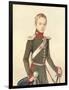 Portrait of the Crown Prince Alexander Nikolayevich (1818-188), 1828-Pyotr Fyodorovich Sokolov-Framed Giclee Print