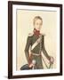 Portrait of the Crown Prince Alexander Nikolayevich (1818-188), 1828-Pyotr Fyodorovich Sokolov-Framed Giclee Print