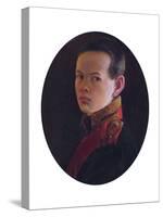 Portrait of the Crown Prince Alexander Nikolayevich (1818-188)-George Dawe-Stretched Canvas