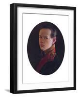 Portrait of the Crown Prince Alexander Nikolayevich (1818-188)-George Dawe-Framed Giclee Print