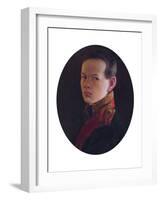 Portrait of the Crown Prince Alexander Nikolayevich (1818-188)-George Dawe-Framed Giclee Print