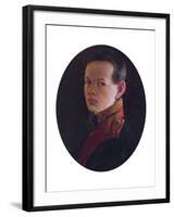 Portrait of the Crown Prince Alexander Nikolayevich (1818-188)-George Dawe-Framed Giclee Print