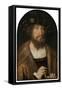 Portrait of the Danish King Christian II, 1514/15-Michiel Sittow-Framed Stretched Canvas