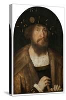 Portrait of the Danish King Christian II, 1514/15-Michiel Sittow-Stretched Canvas