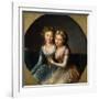 Portrait of the Daughters of Emperor Paul I, 1796-Marie Louise Elisabeth Vigee-Lebrun-Framed Giclee Print