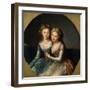 Portrait of the Daughters of Emperor Paul I, 1796-Marie Louise Elisabeth Vigee-Lebrun-Framed Giclee Print