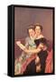 Portrait of The Daughters of Joseph Bonaparte-Jacques-Louis David-Framed Stretched Canvas