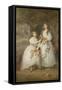Portrait of the Daughters of the Duke of Manchester, 1894-Edward Hughes-Framed Stretched Canvas