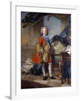 Portrait of the Dauphin Louis De France by Louis Tocque-null-Framed Giclee Print