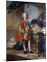 Portrait of the Dauphin Louis De France by Louis Tocque-null-Mounted Giclee Print