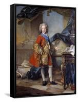 Portrait of the Dauphin Louis De France by Louis Tocque-null-Framed Stretched Canvas