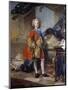 Portrait of the Dauphin Louis De France by Louis Tocque-null-Mounted Giclee Print