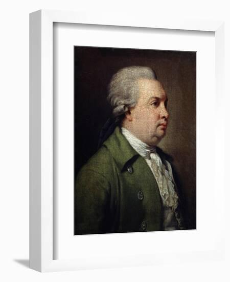 Portrait of the Dramatist Denis I Fonvizin, C1784-C1785-Armand Charles Caraffe-Framed Giclee Print