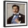 Portrait of the Duc Armand De Guiche-Franz Charlet-Framed Giclee Print