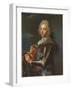 Portrait of the Duc De Broglie, in Sash of the Order of Sainte Esprit, with Baton of a Marshal of…-Hyacinthe Rigaud-Framed Giclee Print