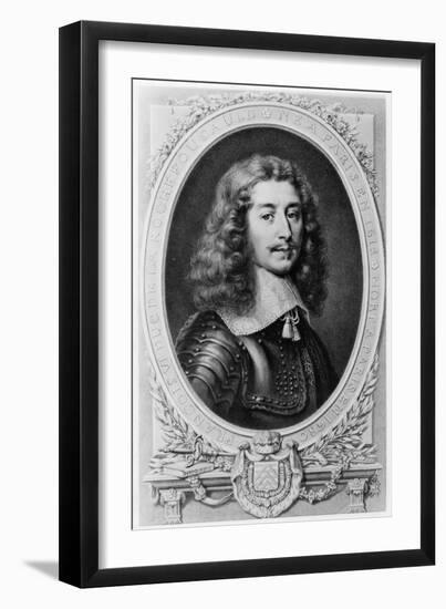 Portrait of the Duc De La Rochefoucauld-T. Goutiere-Framed Giclee Print