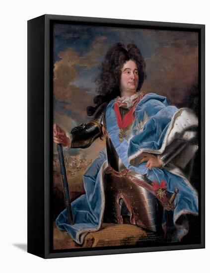 Portrait of the Duc De Villars-Hyacinthe Rigaud-Framed Stretched Canvas