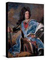 Portrait of the Duc De Villars-Hyacinthe Rigaud-Stretched Canvas