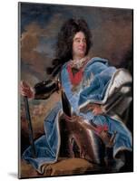 Portrait of the Duc De Villars-Hyacinthe Rigaud-Mounted Giclee Print