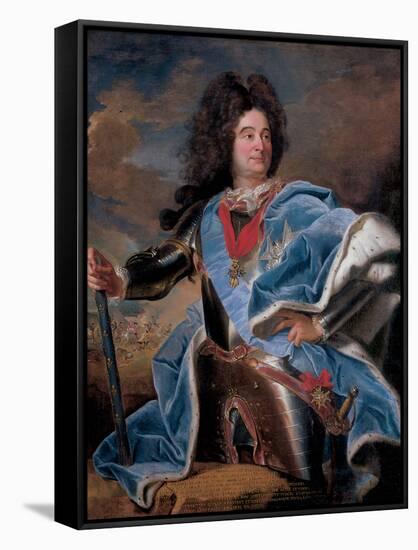 Portrait of the Duc De Villars-Hyacinthe Rigaud-Framed Stretched Canvas