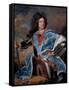 Portrait of the Duc De Villars-Hyacinthe Rigaud-Framed Stretched Canvas