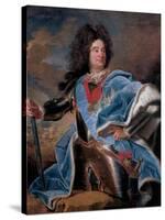 Portrait of the Duc De Villars-Hyacinthe Rigaud-Stretched Canvas
