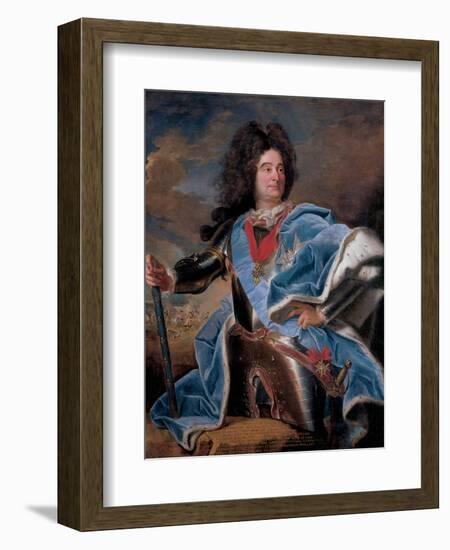 Portrait of the Duc De Villars-Hyacinthe Rigaud-Framed Giclee Print