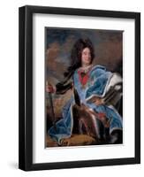 Portrait of the Duc De Villars-Hyacinthe Rigaud-Framed Giclee Print