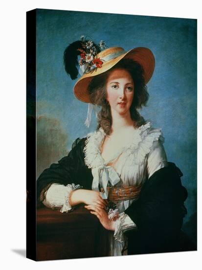Portrait of the Duchess of Polignac (circa 1749-93)-Elisabeth Louise Vigee-LeBrun-Stretched Canvas