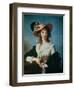 Portrait of the Duchess of Polignac (circa 1749-93)-Elisabeth Louise Vigee-LeBrun-Framed Giclee Print