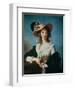 Portrait of the Duchess of Polignac (circa 1749-93)-Elisabeth Louise Vigee-LeBrun-Framed Giclee Print