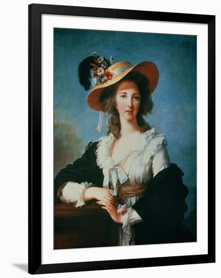 Portrait of the Duchess of Polignac (circa 1749-93)-Elisabeth Louise Vigee-LeBrun-Framed Giclee Print