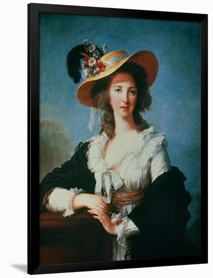 Portrait of the Duchess of Polignac (circa 1749-93)-Elisabeth Louise Vigee-LeBrun-Framed Giclee Print