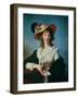 Portrait of the Duchess of Polignac (circa 1749-93)-Elisabeth Louise Vigee-LeBrun-Framed Giclee Print