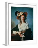 Portrait of the Duchess of Polignac (circa 1749-93)-Elisabeth Louise Vigee-LeBrun-Framed Giclee Print