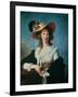 Portrait of the Duchess of Polignac (circa 1749-93)-Elisabeth Louise Vigee-LeBrun-Framed Giclee Print