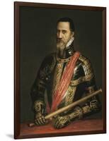 Portrait of the Duke of Alva-Titian (Tiziano Vecelli)-Framed Art Print