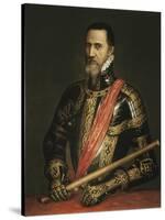 Portrait of the Duke of Alva-Titian (Tiziano Vecelli)-Stretched Canvas