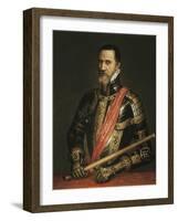 Portrait of the Duke of Alva-Titian (Tiziano Vecelli)-Framed Art Print