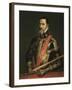 Portrait of the Duke of Alva-Titian (Tiziano Vecelli)-Framed Art Print