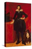 Portrait of the Duke of Chevreuse-Frans II Pourbus-Stretched Canvas