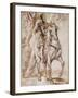 Portrait of the Duke of Lerma on Horseback (Drawing, 17Th Century)-Peter Paul Rubens-Framed Giclee Print